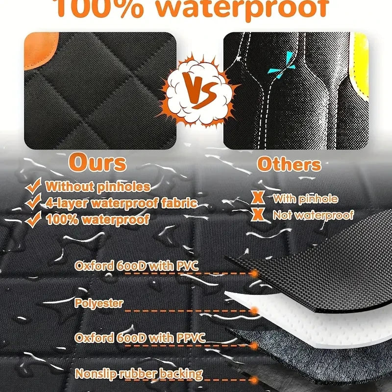 Pet Dog Cat Car Rear Seat Cover Protector – Anti-Scratch for SUV and Truck