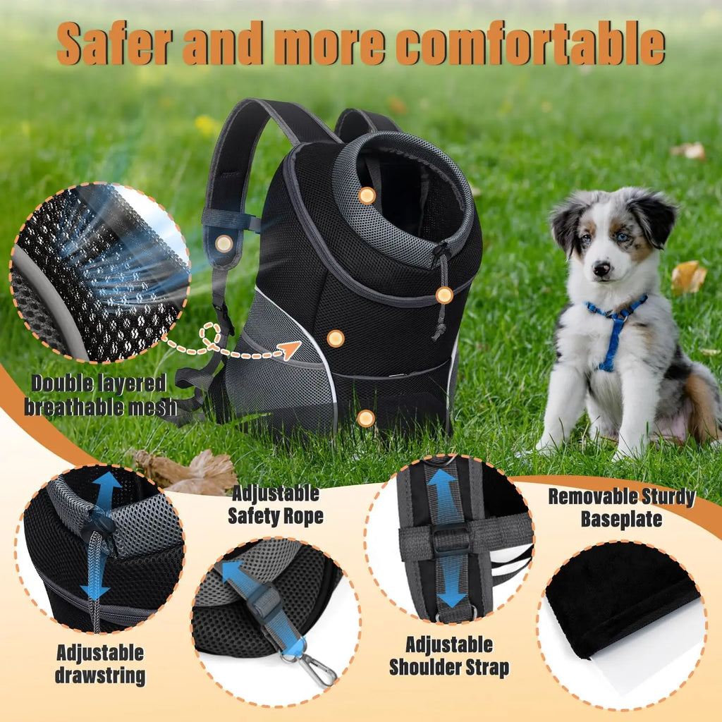 Sac à dos de transport pour chien et chat – Confortable et pratique