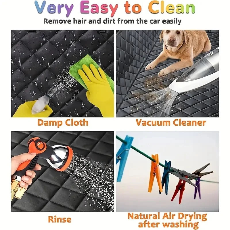 Pet Dog Cat Car Rear Seat Cover Protector – Anti-Scratch for SUV and Truck