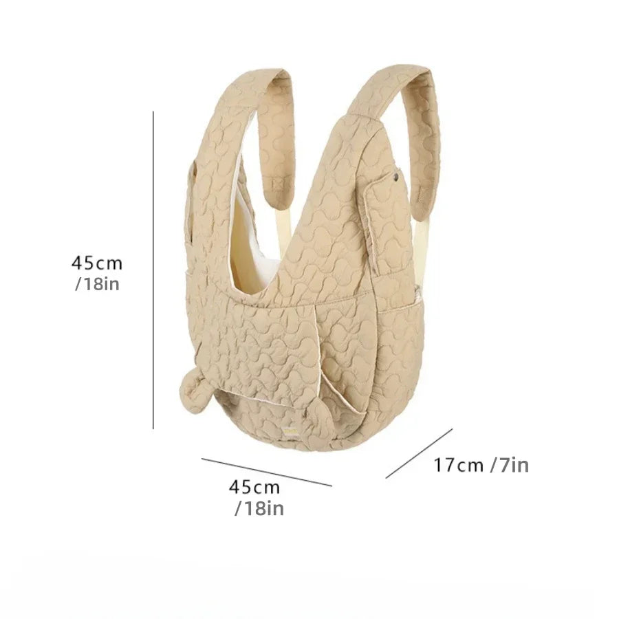 Sac ventral de transport pour chien et chat – Porte-animal confortable jusqu'à 4 kg