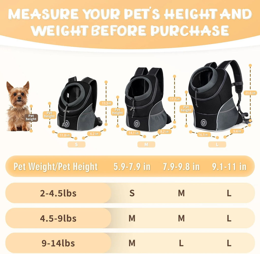 Sac à dos de transport pour chien et chat – Confortable et pratique