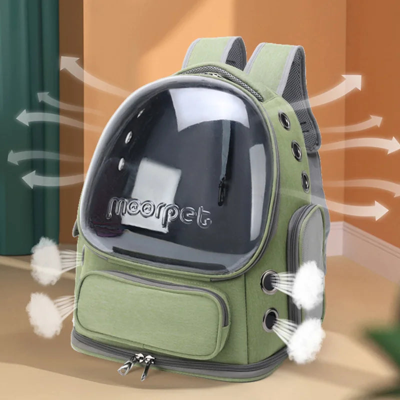 Sac de transport respirant pour chien et chat – Imperméable et confortable