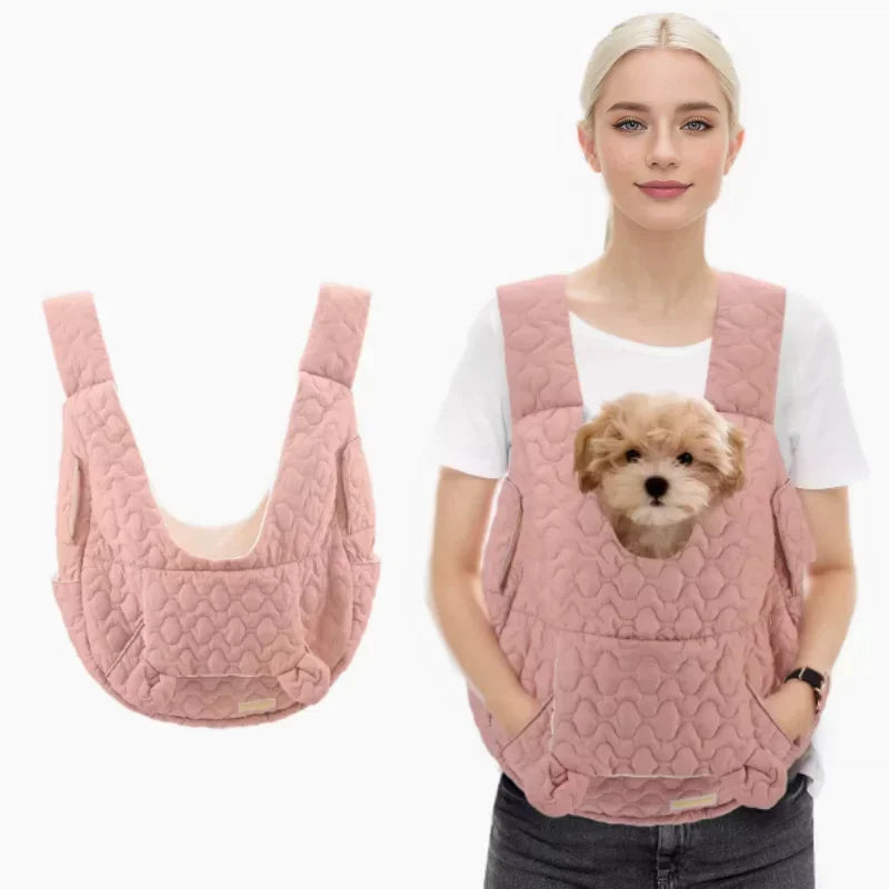 Sac ventral de transport pour chien et chat – Porte-animal confortable jusqu'à 4 kg