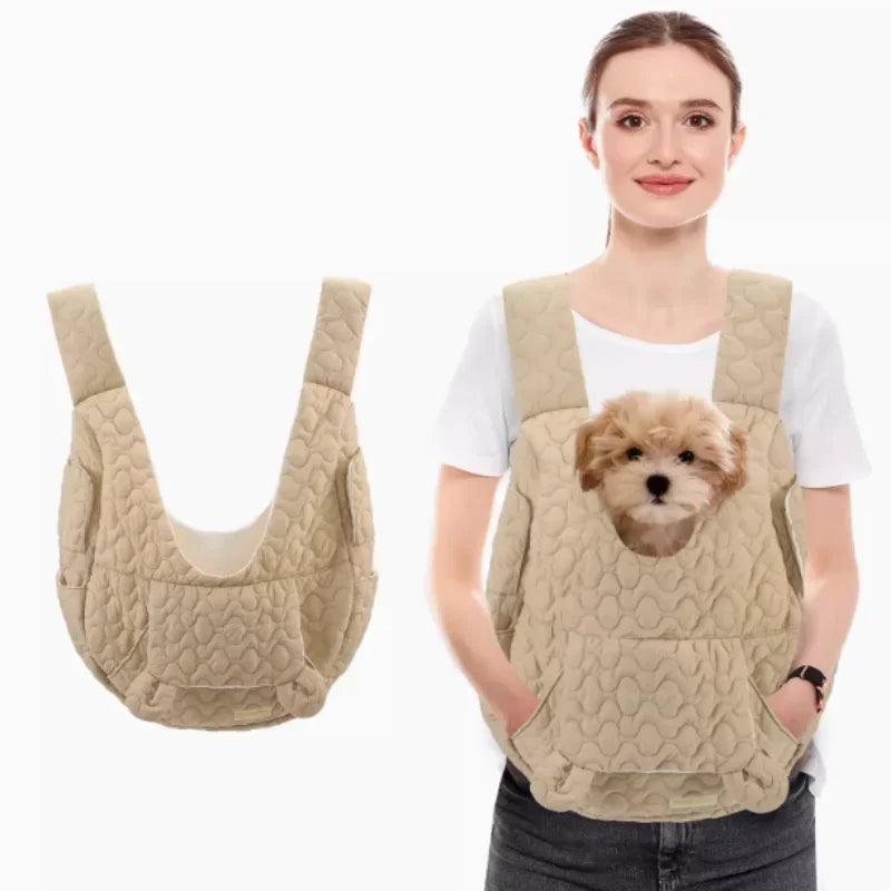 Sac ventral de transport pour chien et chat – Porte-animal confortable jusqu'à 4 kg