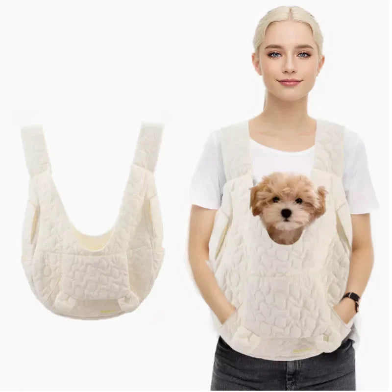 Sac ventral de transport pour chien et chat – Porte-animal confortable jusqu'à 4 kg