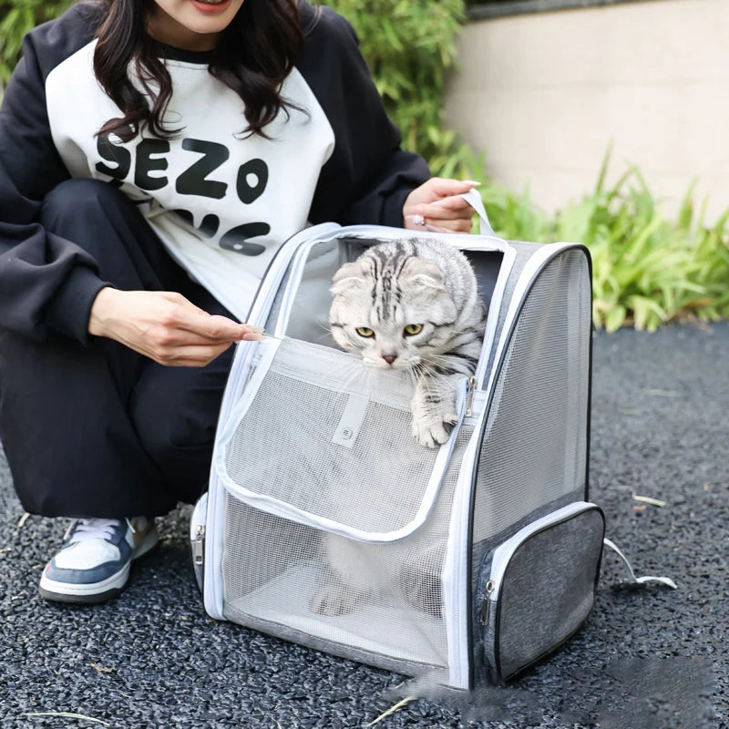 Sac à dos de transport pour chien et chat jusqu'à 6 kg – Léger et confortable