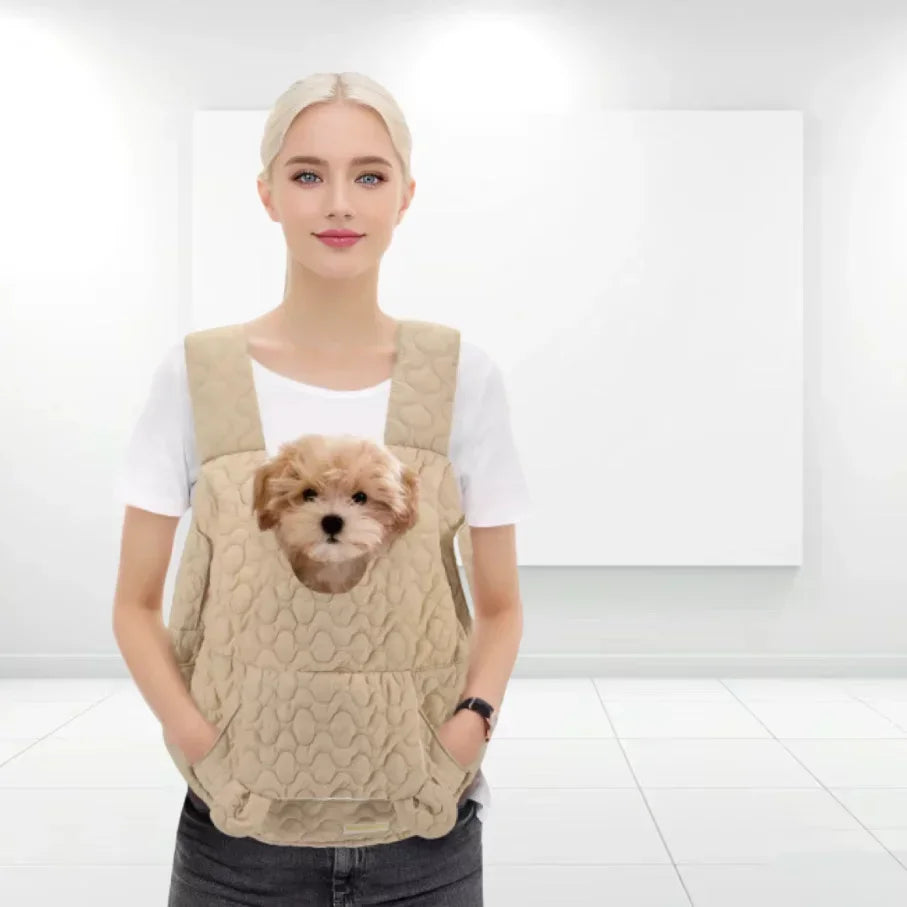 Sac ventral de transport pour chien et chat – Porte-animal confortable jusqu'à 4 kg