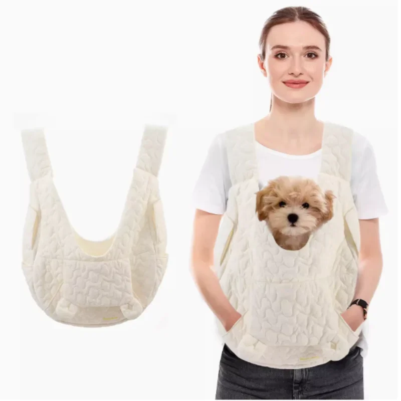 Sac ventral de transport pour chien et chat – Porte-animal confortable jusqu'à 4 kg